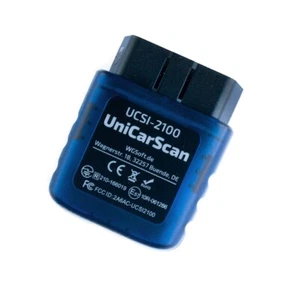 Unicarscan UCSI-2100 Bluetooth OBD2 Adapter, Bimmercode, Motoscan，TuneECU - Picture 1 of 8