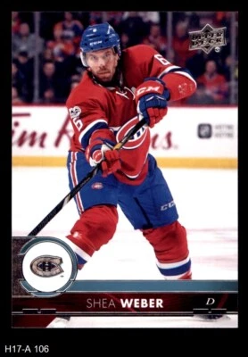 2017 Upper Deck #106 Shea Weber Canadiens 8 - NM/MT - Image 1 of 2
