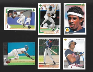 NOVATO 13 DEION SANDERS RADIOCONTROL 1990 CUBIERTA SUPERIOR CON BONIFICACIÓN NY YANKEES ATLANTA BRAVES - Imagen 1 de 2