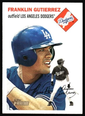 2003 Topps Heritage Franklin Gutiérrez novato #52 Los Angeles Dodgers Foto 1 de 2