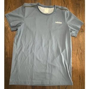 Camiseta Adidas Hombre Blanco Logo y Espalda Diseño Talla Grande - Imagen 1 de 4