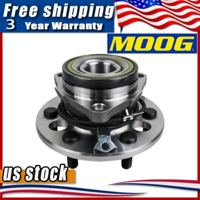 Moog Front Wheel Bearing Hub for Chevy K1500 Suburban K2500 Yukon Tahoe ABS - Image 1 of 4