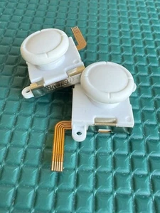 K-Silver Hall Effect White Joystick for Nintendo Switch Joy-Con Drift Fix - Picture 1 of 3