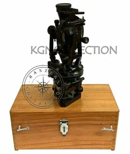 Surveyor Transit Vernier Theodolite 15" w/ box for Survey and Topography 20" sec - Picture 1 of 3