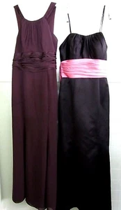 WOW! 60er Jahre Vintage! SCHÄRPE FORMALS braun 8 Brustumfang 34" oder schwarz/pink 10 Brustumfang 36" - Bild 1 von 7