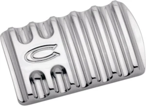 COVINGTONS C1042-C Brake Pedal - Finned - Chrome - Picture 1 of 1