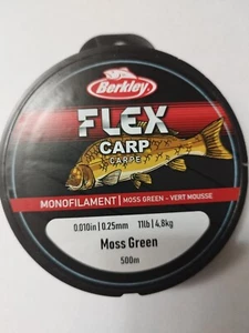 Berkley Flex Carp 300 - 500m 0,25mm,0,30mm,0,35mm Schnur Monofile Monoschnur  - Bild 1 von 4