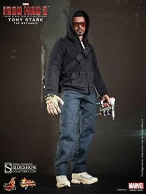 Boneco Hot Toys-Homem de Ferro 3-Tony Stark (The Mechanic) Edição Exclusiva-MMS209-1/6 - Imagem 1 de 4