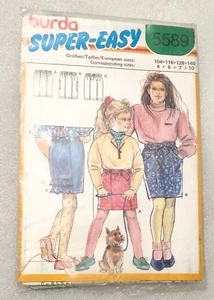 Burda - Cartamodello super easy 5589 - gonne per bambina - Foto 1 di 1