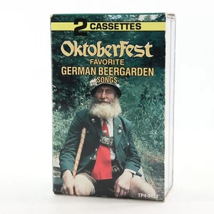 Oktoberfest Favorite German Beergarden Songs (2 Cassette Tape Set, Madacy) Polka - Picture 1 of 12