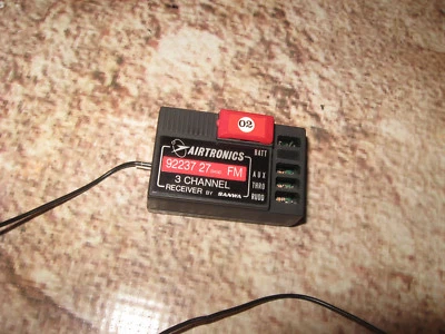 Vintage RC Airtronics Sanwa Receiver 27 MHz FM 3 Channel (1) 92237 See Notes - Image 1 of 2