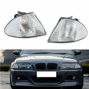 2X For BMW 3 Series E46 4D 98-01 Front L&R Indicator Turn Signal Corner Lights M - Picture 1 of 7