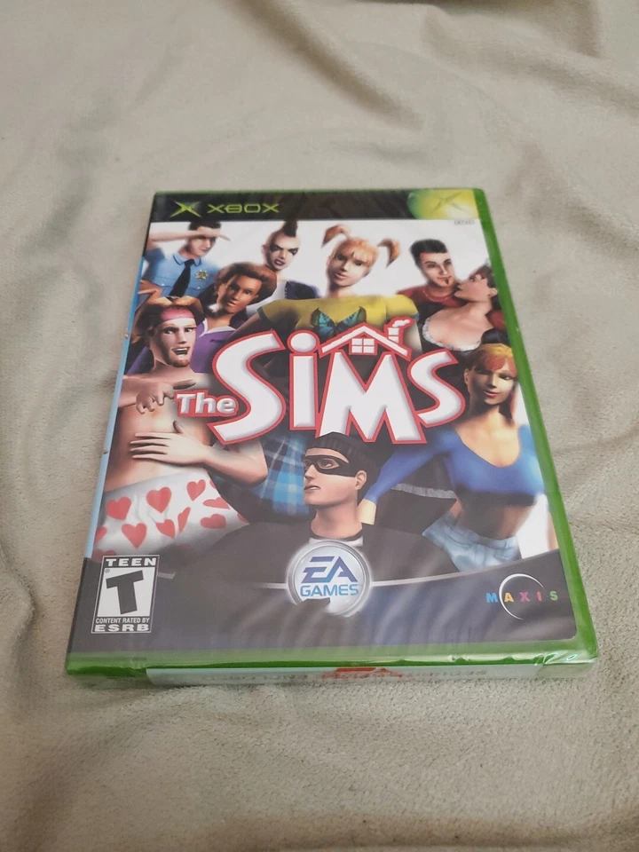 THE SIMS - Xbox - Black Label - New FACTORY SEALED - Image 1 of 4