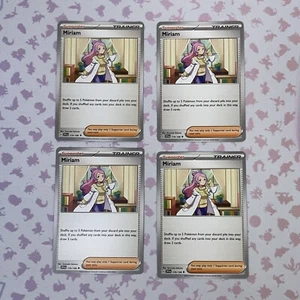4x Pokemon TCG Miriam 179/198 Scarlet & Violet Base Regular Uncommon NM/M P39 - Picture 1 of 5