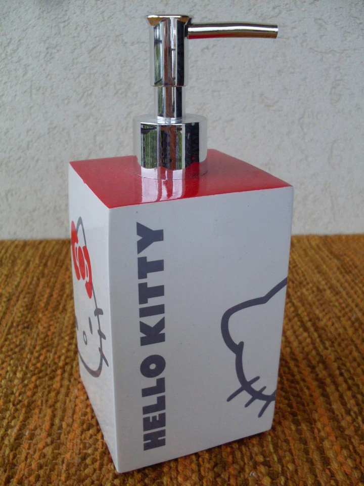 soap dispenser square hello kitty distributeur dispensador bathroom accessories - Imagen 1 de 1