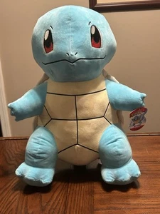 Pokémon 24" Jumbo Squirtle Plush  Jazwares  New With Tags - Picture 1 of 5