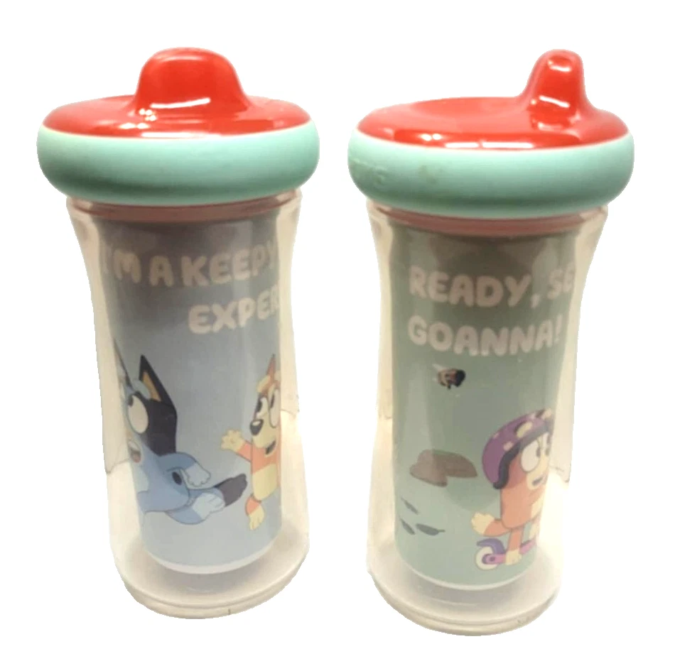 First Years Sippy Cups, Spill Proof - Bluey (set of 2) - Image 1 of 1