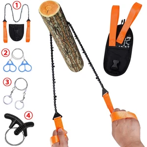 4 Styles Portable Survival Chain Saw Chainsaws Emergency Camping Hiking Tool - Picture 1 of 30