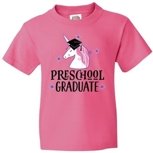 Inktastic Preschool Graduate Girls Unicorn Graduation Youth T-Shirt Grad Childs - Picture 1 of 3