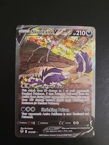 Skuntank V - 181/195 - Pokemon Silver Tempest Alternate Art Card NM - Picture 1 of 2