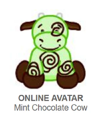 Webkinz Classic Mint Chocolate Cow *Code Only* (~messaged~) - Image 1 of 3