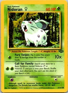 Nidoran F Common Jungle 57/64 MP - Picture 1 of 2