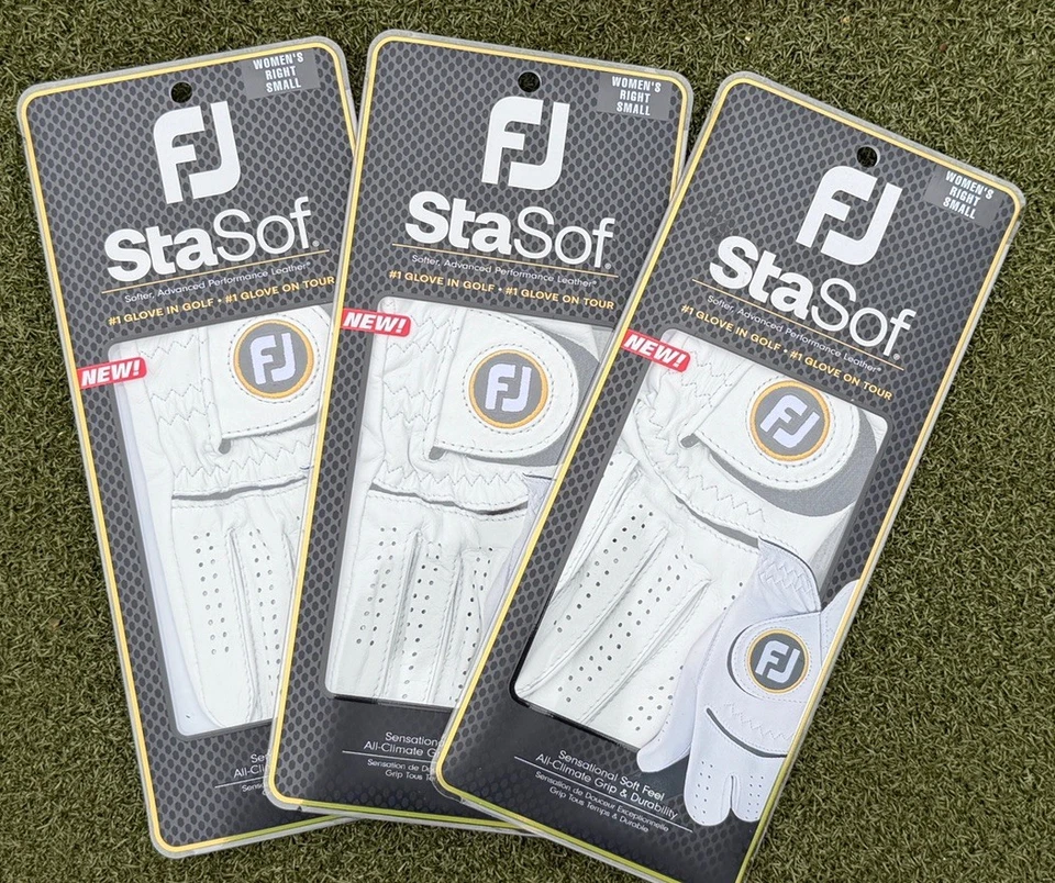 3 Nuevos Guantes FOOTJOY StaSof Mujer’s Pequeños Mano Derecha para Golfista Izquierda Damas Foto 1 de 1