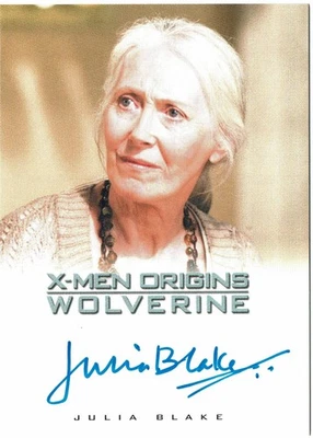 X-Men Origins Wolverine Movie 2009 Autograph Card Julia Blake as Heather Hudson - Image 1 of 2
