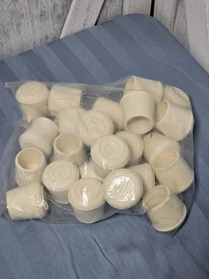 Shepherd Rubber Leg Tip (24 Piece), 1-1/4", White, New In Bag - Image 1 of 3