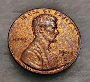 1992 D Close AM penny Orange Coloring Clean Detail And Doubling! - Picture 1 of 21