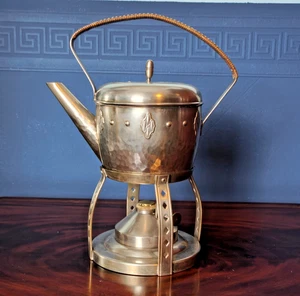 WMF Jugendstil Teekanne mit Stövchen und verstellbaren Brenner - Picture 1 of 14