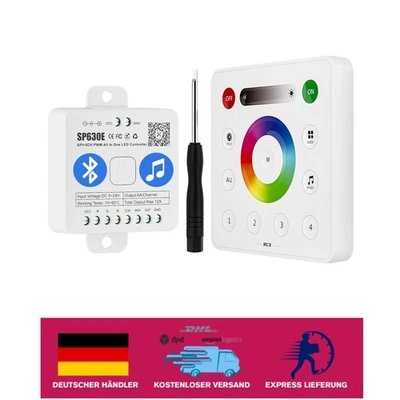 Vielseitiges 4-Zonen LED Steuerungssystem: 2.4GHz Smart Panel für Innenräume - Bild 1 von 2