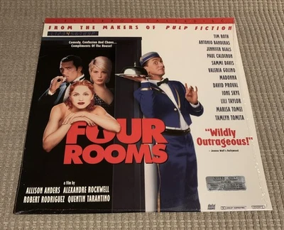 Four Rooms (Laserdisc) WIDESCREEN Tim Roth Tarantino Robert Rodriguez MADONNA - Image 1 of 2