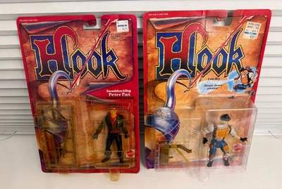 Boneco Vintage Mattel Gancho Lote 2 Swashbuckling Peter Pan e Lost Boy Ace Novo - Imagem 1 de 4