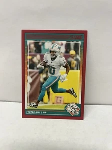 2024 Score Tyreek Hill Red Parallel Dolphins - Picture 1 of 2