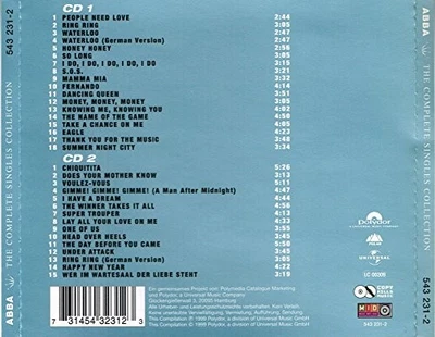 The Complete Singles Collection - Abba CD BRVG The Cheap Fast Free Post - Image 1 of 2