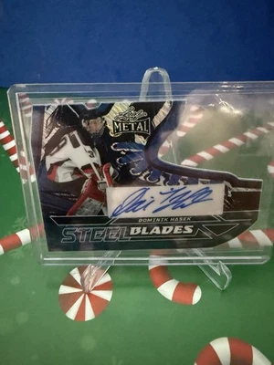 2025 Metal Hockey Legends Dominik Hasek Steel Blades Auto /8 - Image 1 of 2