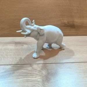 Estatuilla de elefante de porcelana vintage de la URSS Lomonosov - Imagen 1 de 10