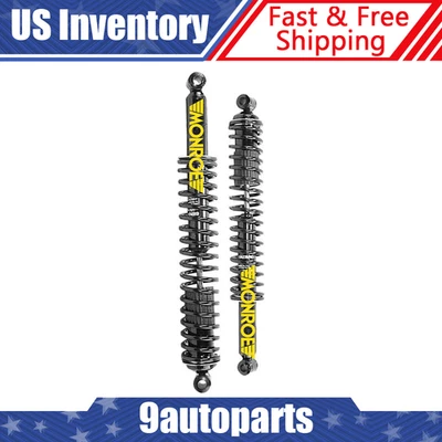 Paquete de 2 Amortiguadores Monroe Ajustables Carga Monroe Traseros Para Dodge W100 D100 D200 W200 Foto 1 de 4