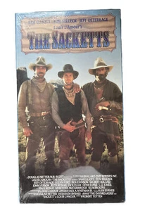 The Sacketts set of Two VHS Tapes Western New Sealed Unused Louis L'Amour's - Picture 1 of 2