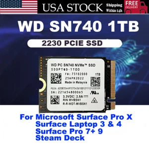WD PC SN740 1 TB M.2 2230 SSD NVMe PCIe4x4 per deck a vapore ASUS ROG Flow X Ally Z1 - Foto 1 di 8