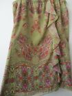 Linea By Louis Dell'olio Green & Multi Floral Design Skirt Size 3X - New