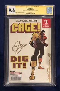 Cage! #1 CGC SS 9.6 Signed by Erik Laray Harvey & Theo Rossi MARVEL TV SHOW HOT! - Picture 1 of 5