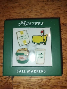 Masters 4-Pack Concessions 2025 Ball Markers Set Augusta National Golf Club - Zdjęcie 1 z 1
