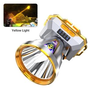 USB Rechargeable LED Headlamp Headlight Head Light Torch Flashlight Hand Sensor - Picture 1 of 23