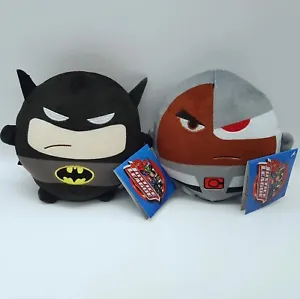 Batman & Cyborg Plush Soft Toys 7" DC Comics Characters - Picture 1 of 7