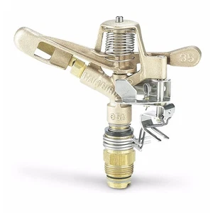 Rain Bird 35ADJTNTB Brass Impact Sprinkler Adjustable 0° - 360° 30' - 50' Spray - Picture 1 of 1