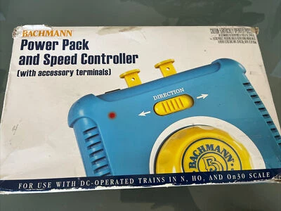 Bachmann Blue Power Pack and Speed Controller with AC Accessory Terminals - Image 1 of 4