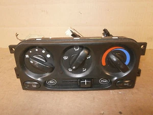 DAEWOO MATIZ 1998-2004 BLACK A/C AIRCON HEATER CONTROL PANEL - Picture 1 of 6