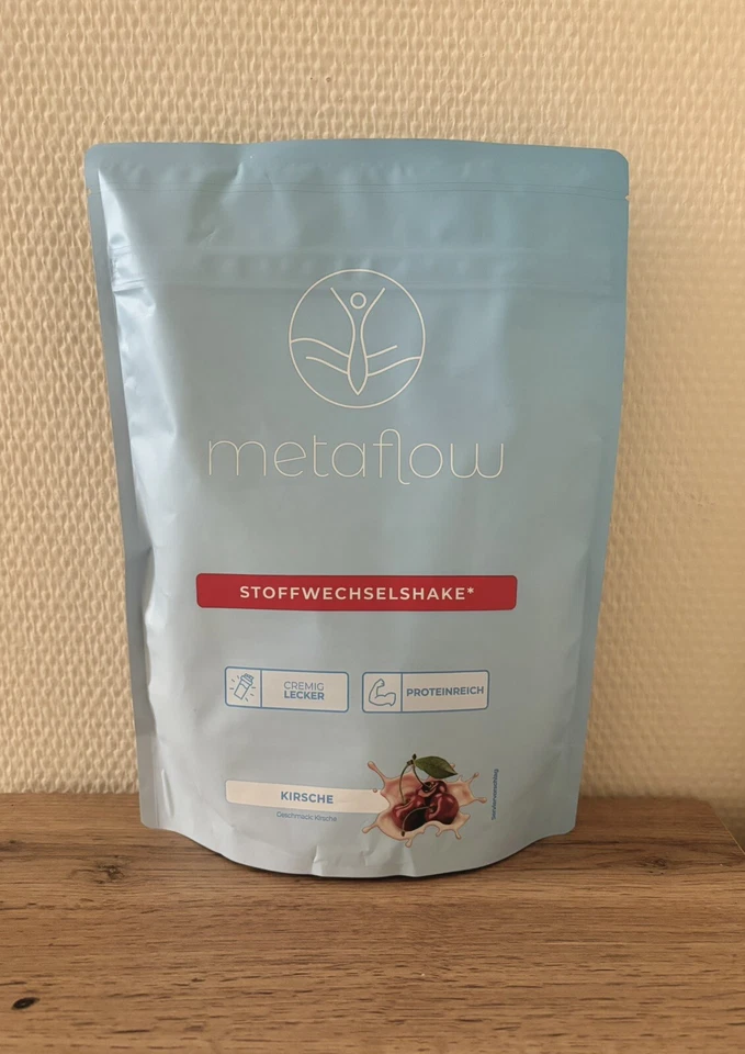 Metaflow Stoffwechselshake Kirsche 450g NEU